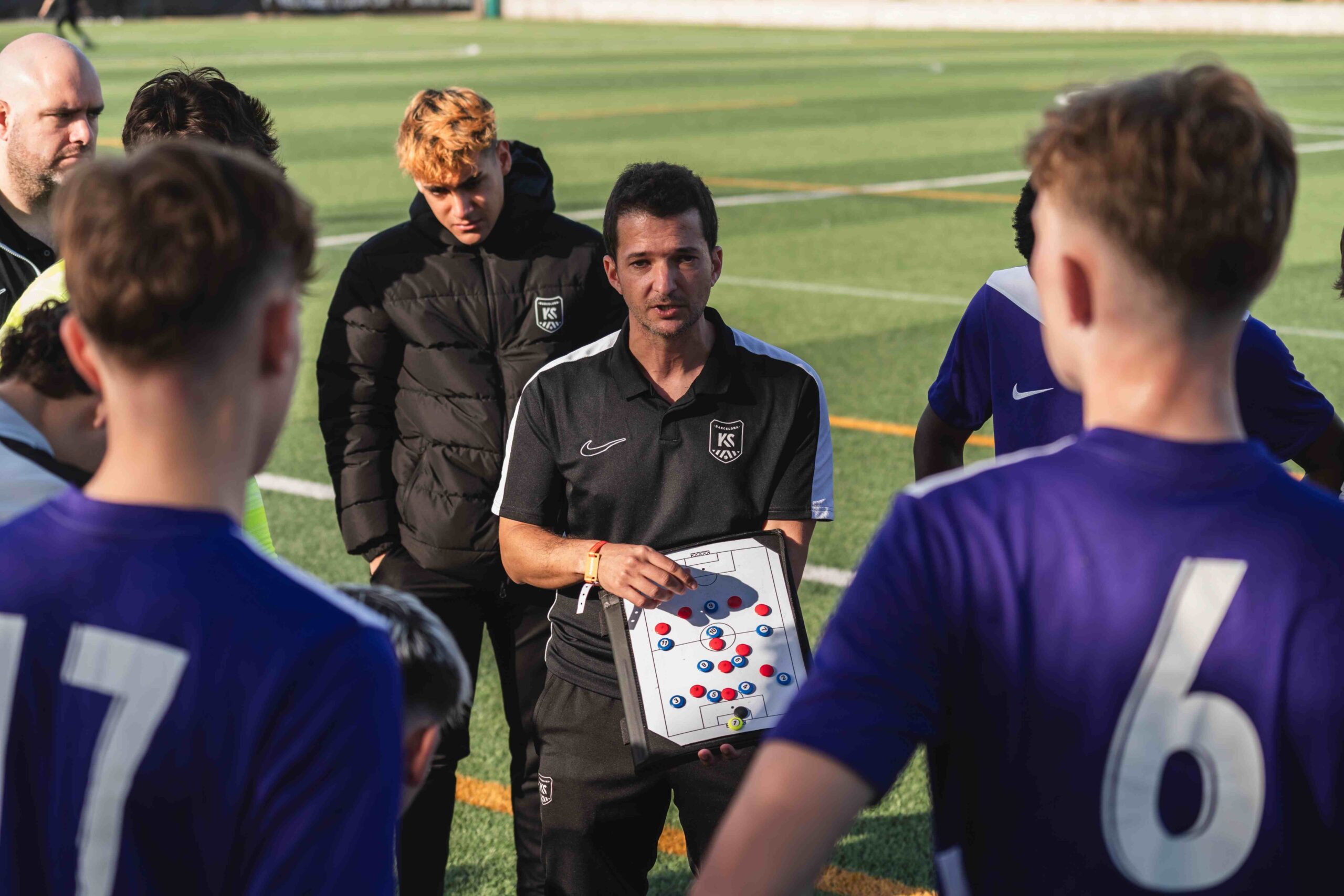 the role of the coaches at Kaptiva Sports Academy