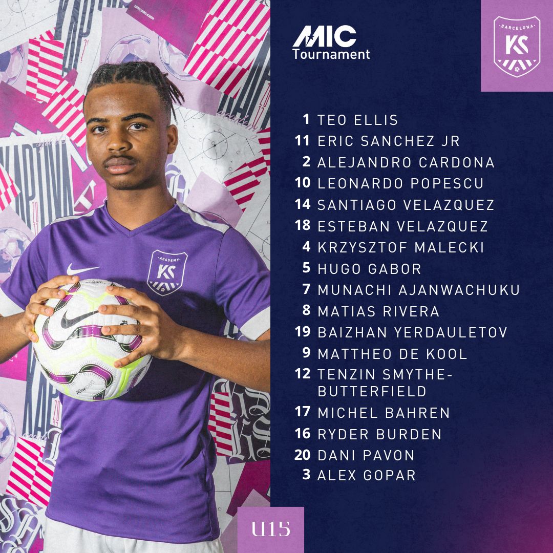 U15 KSA Team rosters